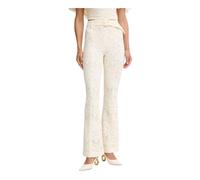 Twinset - Pantaloni in Pizzo Svasati - - Trousers - Donna - Beige - S
