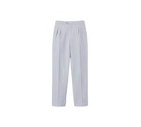 Twinset - Pantaloni in saia di cotone e lino - - Trousers - Donna - Grigio - M