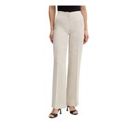 Twinset - Pantaloni Larghi in Lino con Lurex - - Trousers - Donna - Beige - M