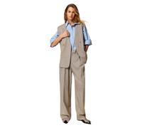 Twinset - Pantaloni Palazzo Actitude - - Trousers - Donna - Beige - S