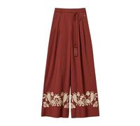 Twinset - Pantaloni Palazzo - - Trousers - Donna - Rosso - XS