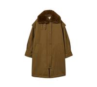 Twinset - Parka in Gabardine Trapuntata - - Coats - Donna - Verde - S