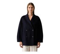 Twinset - Peacoat Doppio Petto - - Coats - Donna - Blu - M