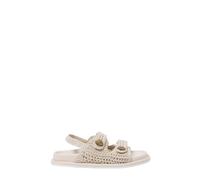 Twinset - Sandalo all'uncinetto - - Shoes - Donna - Beige - 38 EU