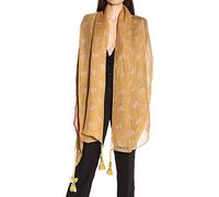 TWINSET SCIARPA LARGE IN TESSUTO A CUORI CON LOGO