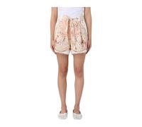 Twinset - Shorts in Lino Floreale con Cintura - - Shorts - Donna - Multicolore - M