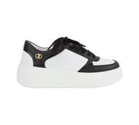 Twinset - Sneakers basse in pelle bicolore - -Shoes -Donna -Bianco -39 EU