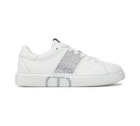Twinset - Sneakers con Strass e Design Ovale - -Shoes -Donna -Bianco -37 EU