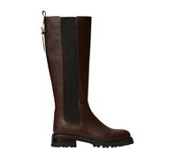 Twinset - Stivali Biker in Pelle - - Shoes - Donna - Marrone - 37 EU
