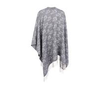 Twinset - Stola con lurex e logo jacquard - - Accessories - Donna - Nero - ONE SIZE