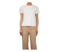 Twinset - T-shirt ricamata - - Tops - Donna - Bianco - M