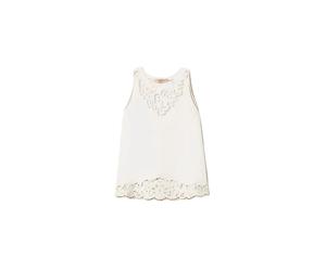 Twinset - Top Smanicato - - Blouses & Shirts - Donna - Bianco - S