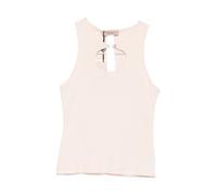 Twinset - Top smanicato con dettaglio a goccia - - Tops - Donna - Rosa - L