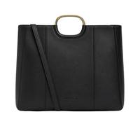 Twinset - Ellipse Tote Leather Big - - Bags - Donna - Nero - ONE SIZE