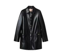 Twinset - Trench in finta pelle nappa - - Coats - Donna - Nero - M
