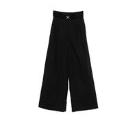 Twin-Set Pantaloni Wide Donna Nero Taglia M
