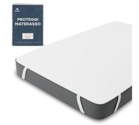 Coprimaterasso Matrimoniale 200x220 cm Impermeabile Twinzen Certificato Oeko TEX - Proteggi Materasso 200x220 cm in Cotone Traspirante con 4 Angoli Elasticizzati