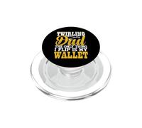 Twirling Dad The Only Thing I Flip Is My Wallet PopSockets PopGrip per MagSafe