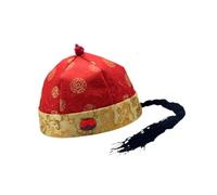 TWISAXC Classico cappello cinese adatto sia ai giovani adulti che , Stile G | progettato per distinguersi, accessorio per il trucco, cappello tradizionale da principe ereditario, berretto da padrone di
