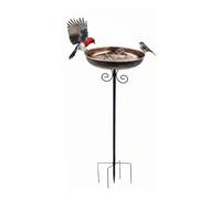 TWISAXC Elegante vasca per uccelli, decorazione da esterno | versatile da servire sia come zona bagno che come stazione di alimentazione nei giardini. Vaschetta per uccelli per