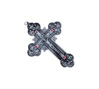 TWISAXC Gioielli con ciondolo a croce artistico, collane a | per celebrazioni eleganti. La collana con ciondolo croce è realizzata in lega di zinco, collane catena, gioielli, ornamenti,