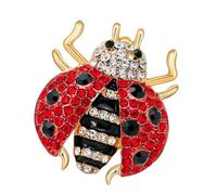 TWISAXC Spilla memorabile con strass, spilla a forma di insetto, con | regalo delizioso per chi ama gli accessori, per bambini