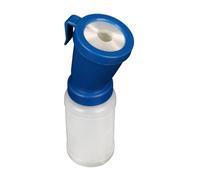 TWISAXC Versatile tazza per la pulizia del bestiame da 300 ml, tazza per l'immersione dei capezzoli delle mucche, previene il ritorno, portatile, facile da usare, strumento per, Blu, 20.5x7 cm