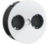 Twist, 2 m, interno, metallo, plastica, bianca, 1 outlet CA, 42,5 mm NEW