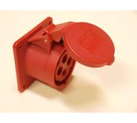 TWIST 32A 400V 3P+Z 75x75mm 324-6f7 presa dritta da tavolo