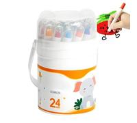 Twist Crayons - Washable 24 Color Set | Quick Drying Twistable Colored Crayons, Smooth Drawing Art Supplies For Kids Boys Girls School Sketching Coloring Crafts | Art Use