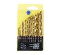 Twist Drill Kit, Precision Bore Set, Round Shank Cutter Pack, Multi Size Metal Wood Tools, for Wood Copper Aluminum Alloy Carpenters Workshops Maintenance Stainless Steel 5.32 * 2.99 * 0.55 inches