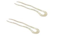 Twist Hair Stick Clip Acetato Grande Ondulato A Forma di U Tartaruga Pin