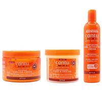 Twist & Lck Gel idratante al burro di karitè Cantu 13 once con crema attivatore idratante per curl 12 once e crema curling al cocco 12 once