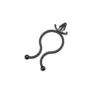 Twist Lock Cavo Filo Fascette Nylon U Salva Spazio 17mm Diametro Nero 200pz