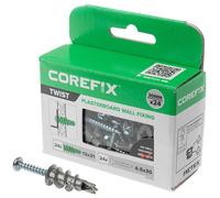 Twist No Trapano Auto Guida Cartongesso Muro Fissaggi, 24 Confezione - CFX104CS