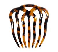 Twist Pettine Laterale Dei Capelli Scava Fuori Ondulato 7 Denti Acetato Antistatico Tornante Tartaruga Vintage Per Shell Barrette C Francese Pin Capelli