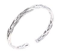 Twist Smooth Bracciale da uomo e da donna, stile retrò, idea regalo punk, gioielli da polsini, bracciali in tessuto twowed, bracciale da donna, bracciali per ragazzi alla moda