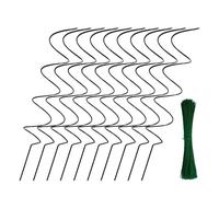 Twist Stake, Climbing Plant Metal, 16.93x2.76in Wind-Resistant, Portable Support Structure, Rust-Resistant Steel for Fruit, Vegetables, Flowers, Garden, Planting