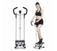 Twist Stepper Allenamento avanzato Cardio Mini Stepper Macchina per arrampicata sulla coscia con fascia di resistenza Lega di ferro