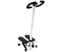 Twist Stepper, Swing Side Stepper - Scalini laterali con barre di supporto, con fasce di resistenza e manico, fino a 150 kg, per allenamento quotidiano in casa, casa, ufficio, 29 x 39 x 110 cm, colore
