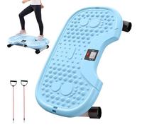 Twist Stepper, Twist Leg Exercisers with Resistance Band, Compact Fitness Stepper for Exercise, for Glutes, Abs, Core, Upper Body, Outdoor, Living Room, Bedroom, Balcony, Ufficio, Donne
