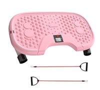 Twist Stepper, Twist Leg Exercisers with Resistance Band, Compact Fitness Stepper for Exercise, for Glutes, Abs, Core, Upper Body, Outdoor, Living Room, Bedroom, Balcony, Ufficio, Donne