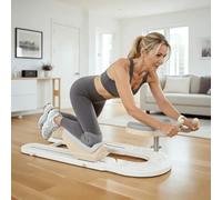 Twist Stretch Machine & Ab Toner con Timer Digitale, Home Waist Trimmer Leg Flexibility Trainer, Regolabile in Altezza Trainer con Supporto per Telefono, Multifunzionale Fitness Crawling Machine