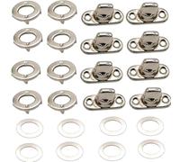 Twist Turn Lock,8 pezzi chiusura occhiello ovale per borse,Purse Lock per borsa Chiusure Fermaglio Serrature per Borse per Borse Valigia Portafogli e Borse Artigianali