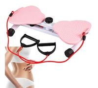 Twist Waist Disc Board, Attrezzo Addominali Casa, Balance Board Esercizio Attrezzature, per gli Esercizi di Torsione di Vita e Fianchi, per il Fitness e l'allenamentoPink,12x53x33cm