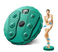 Twist Waist Disc con Contatore: WIYETY Isco Girevole Antiscivolo in Vita con Massaggio Della Pianta del Piede, Piattaforma Girevole, per il Movimento dei Fianchi e Della Vita