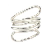 Twistable Adjustable Snake Choker, Bendable Snake Necklace, 6x90cm Multi-Purpose Snake Necklace, Flexible Adjustable Snake Choker For Women, Accessories for Women and Girls (Silver)