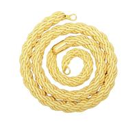 Twisted Banquet Rope - 4.9ft Coeue Divider | Safety Crowd Control Accessory with Split Hooks & Elegant Design for Event Planners, Retail Stores, Ristoranti, Museum, Parcheggio Lots and Churches