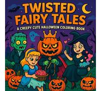 Twisted Fairy Tales: A Creepy Cute Halloween Coloring Book: Spooky and Funny Fairytale Scenes for Adults and Teens