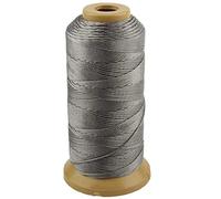 Twisted Nylon Line Twine String Cord per la Marcatura di Giardinaggio Progetti Fai da te Crafting Massoneria (Grigio, 1mm-656 feet)